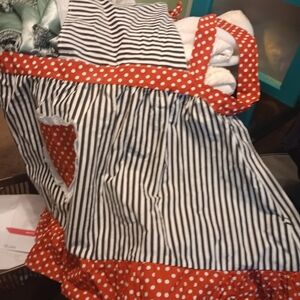 Striped and Polka Dot Apron